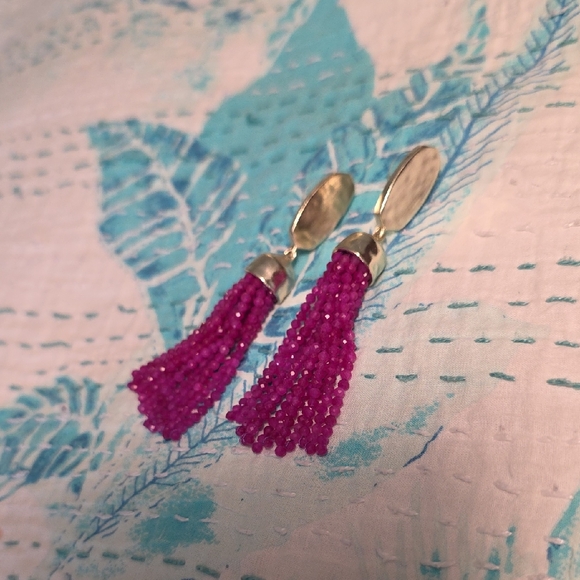 Kendra Scott Jewelry - KENDRA SCOTT CRYSTAL BEADED TASSEL EARRINGS